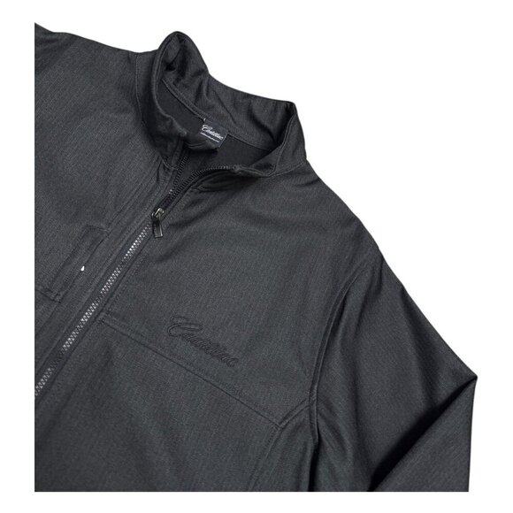 CADILLAC Waterproof Windbreaker Car Brand Bomber Shell Jacket Mens 2XL - Picture 6 of 6